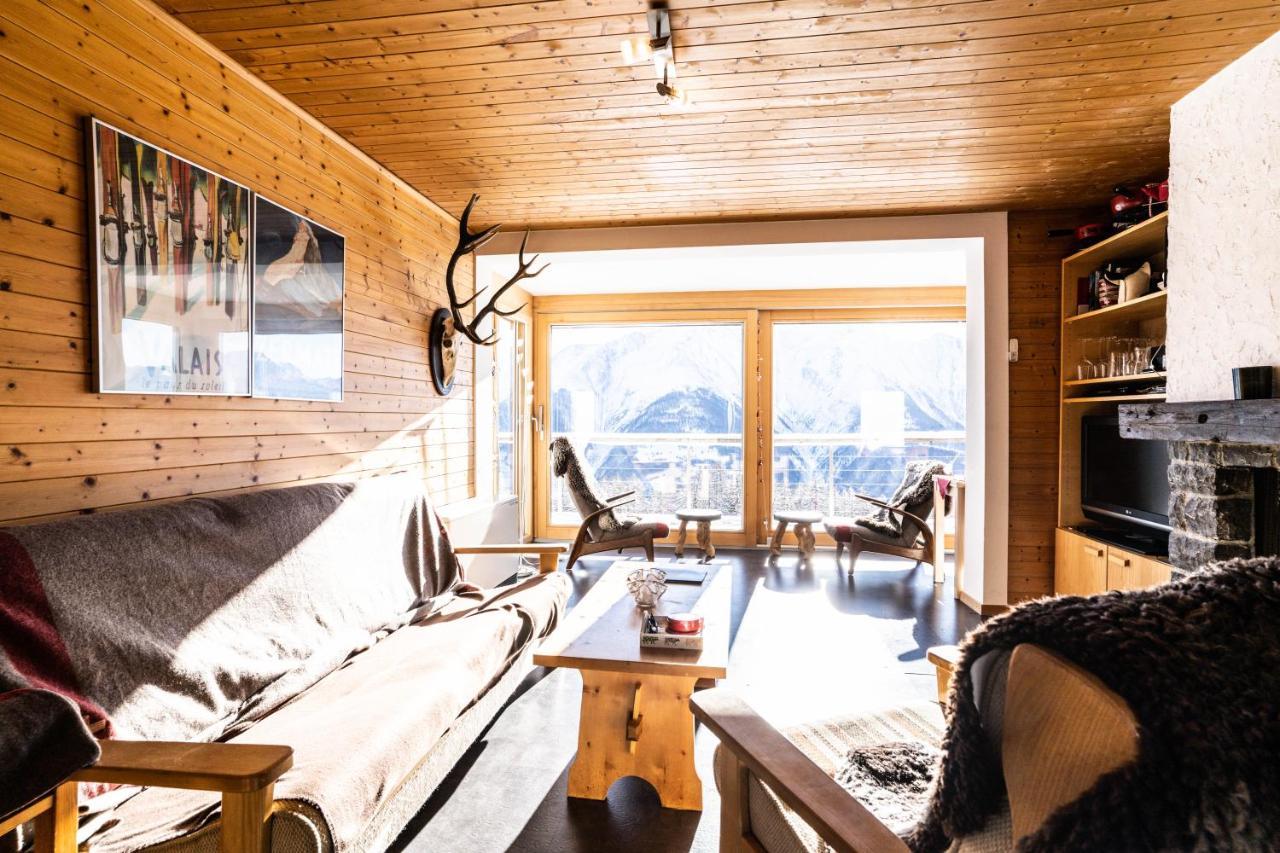 Chalet Laerchenwinkel, Riederalp Golmenegg Apartment Bagian luar foto