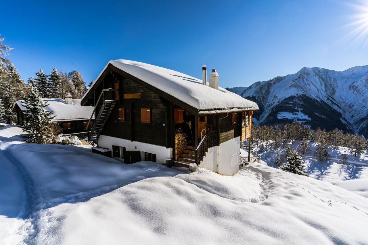 Chalet Laerchenwinkel, Riederalp Golmenegg Apartment Bagian luar foto