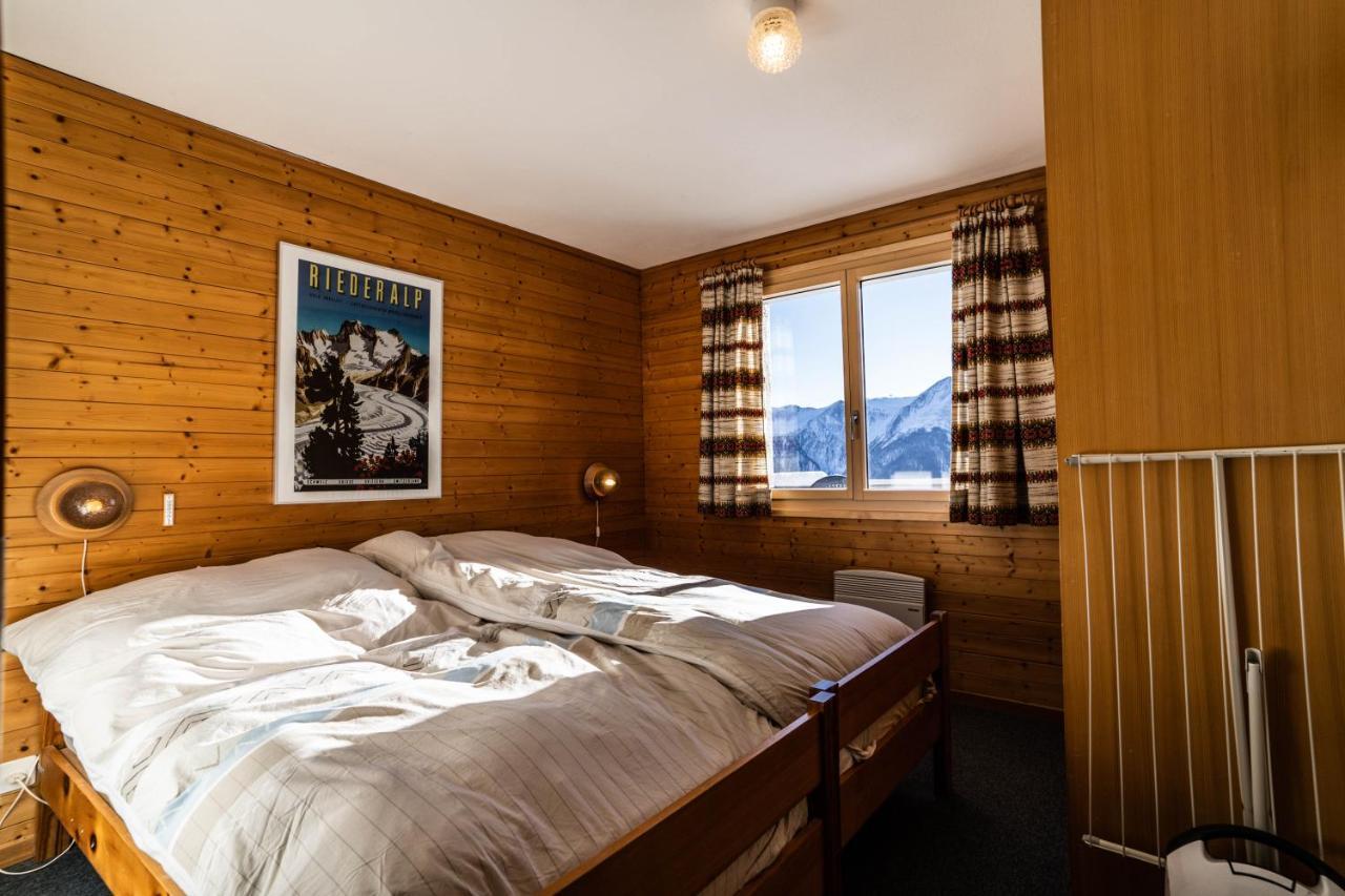 Chalet Laerchenwinkel, Riederalp Golmenegg Apartment Bagian luar foto