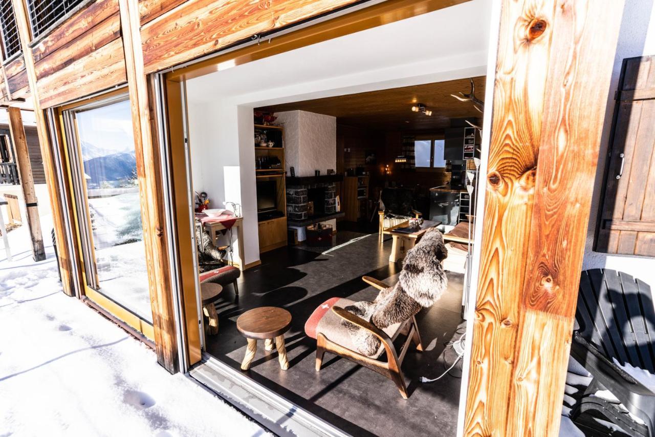 Chalet Laerchenwinkel, Riederalp Golmenegg Apartment Bagian luar foto