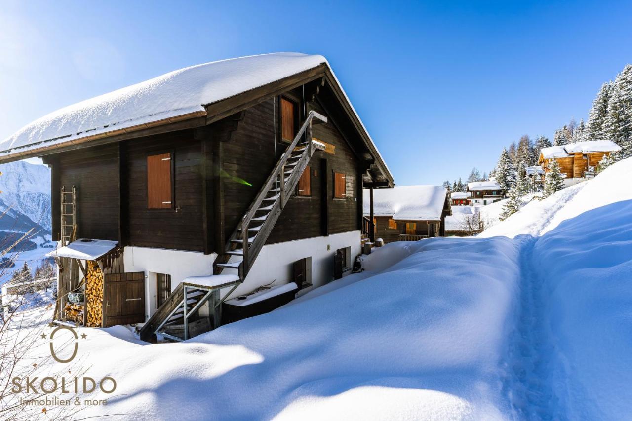 Chalet Laerchenwinkel, Riederalp Golmenegg Apartment Bagian luar foto