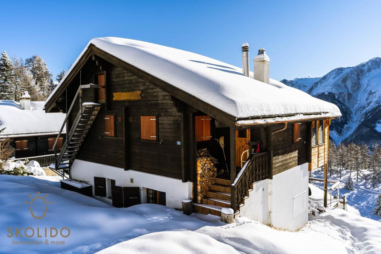 Chalet Laerchenwinkel, Riederalp Golmenegg Apartment Bagian luar foto